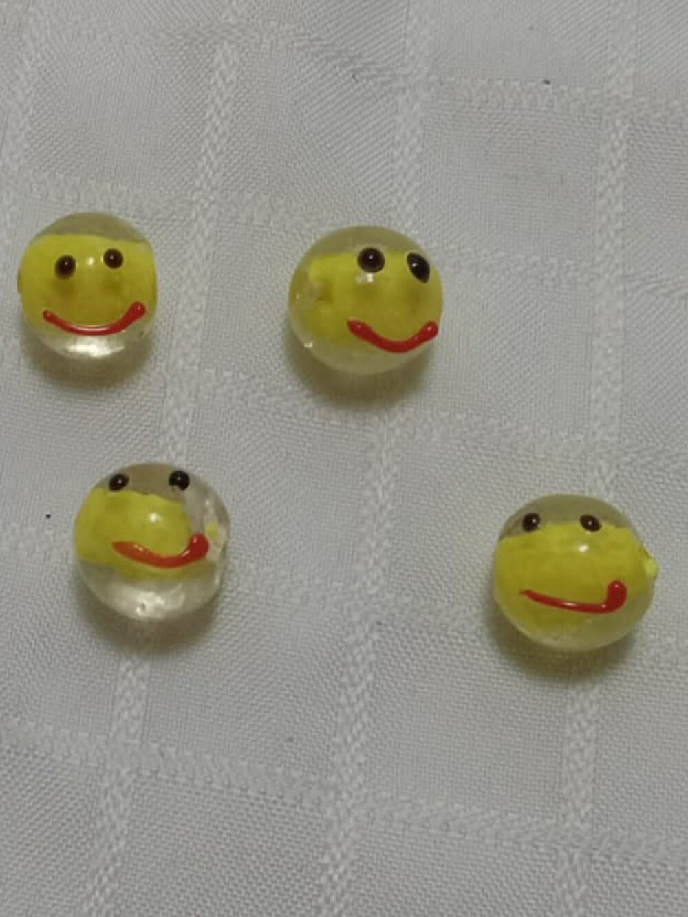Handmade vintage lampwork glass beads X 24
